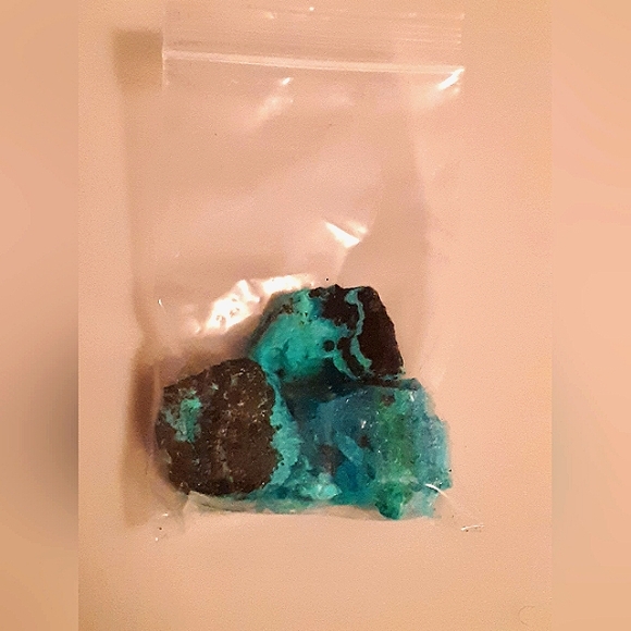 Rare Druzy Chrysocolla Rocks - Picture 4 of 4